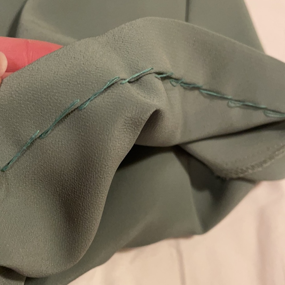 Vintage Green Pantsuit - Picture 6 of 13